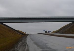 Строительство путепровода через автомобильную дорогу Ленинск-Кузнецкий – Прокопьевск – Новокузнецк км 97+803 в Прокопьевском районе Кемеровской области