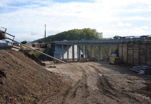 Строительство путепровода через автомобильную дорогу Ленинск-Кузнецкий – Прокопьевск – Новокузнецк км 97+803 в Прокопьевском районе Кемеровской области