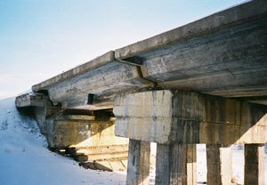Капитальный ремонт моста на 103 км ПК 4 линии Красная Сопка - Кия-Шалтырь Красноярской железной дороги