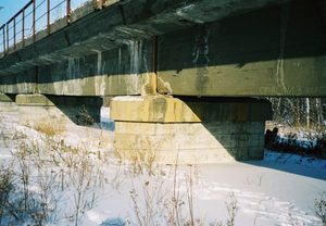 Капитальный ремонт моста на 255 км ПК 4 линии Междуреченск—Абакан Красноярской железной дороги