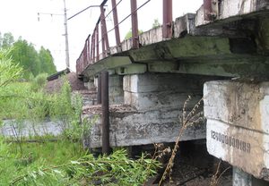 Капитальный ремонт моста через р. Листвиничная на 1000 км ПК 6 линии Абакан-Тайшет Красноярской железной дороги