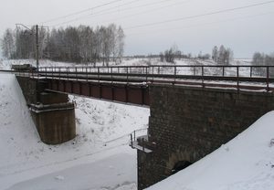 Капитальный ремонт моста II пути на 3951 км ПК3 Красноярской железной дороги