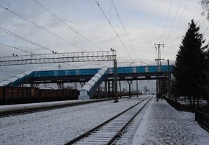 Реконструкция и строительство пешеходных мостов Западно-Сибирской железной дороги. Пешеходный мост на ст.Мошково