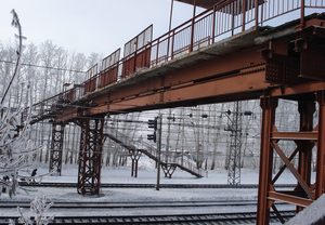 Реконструкция и строительство пешеходных мостов Западно-Сибирской железной дороги. Пешеходный мост на ст.Коченёво