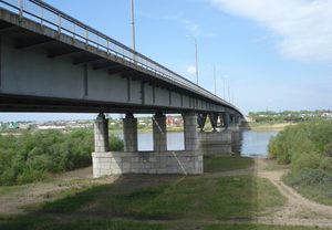 Капитальный ремонт моста через р. Иртыш на км 814+820 (левый) автодороги М-51 «Байкал» – от Челябинска через Курган, Омск, Новосибирск, Кемерово, Красноярск, Иркутск, Улан-Удэ до Читы на участке Южный обход города Омска, Омская область