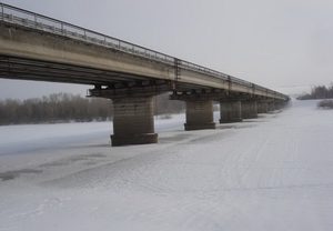Капитальный ремонт моста через р. Кондома на автомобильной дороге «Обход г. Новокузнецка», км 30+312