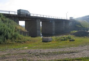 Строительство моста через р.Искитимка в г.Юрге, Кемеровская область