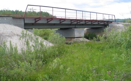 Капитальный ремонт моста на 103 км ПК 4 линии Красная Сопка - Кия-Шалтырь Красноярской железной дороги