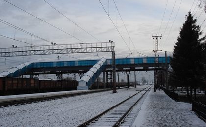 Реконструкция и строительство пешеходных мостов Западно-Сибирской железной дороги. Пешеходный мост на ст.Мошково