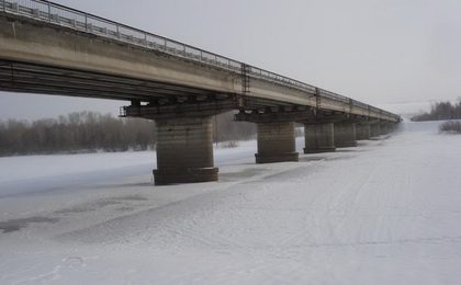 Капитальный ремонт моста через р. Кондома на автомобильной дороге «Обход г. Новокузнецка», км 30+312