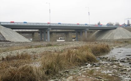 Строительство моста через р.Искитимка в г.Юрге, Кемеровская область