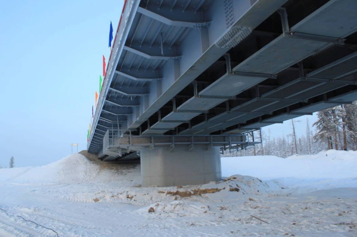 Строительство мостового перехода через р. Тангнары на км 459+180 автомобильной дороги «Вилюй» - автомобильная дорога, строящаяся от автомобильной дороги М-53 «Байкал» до Якутска